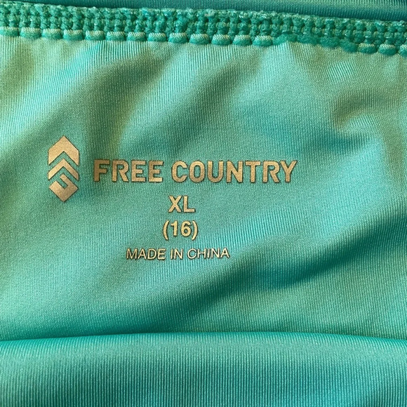 Free Country Multicolored Swim Skort With Cinch Sides Size XL (16) - Picture 6 of 10